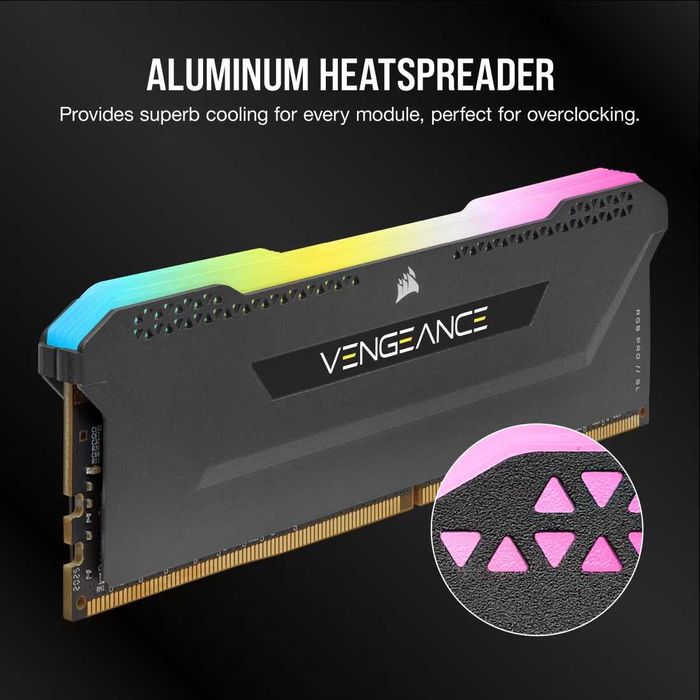 Zestaw pamięci VENGEANCE RGB PRO SL 16 GB (2 x 8 GB) DDR4 3600 MHz