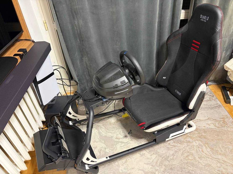 Zestaw simracingowy Thrustmaster T300 RS + kokpit Diablo X-Drive + fotel