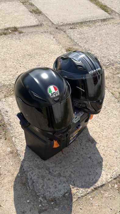 Оригінал Мотошолом AGV k1s з гарнітурою ціна за 2шт