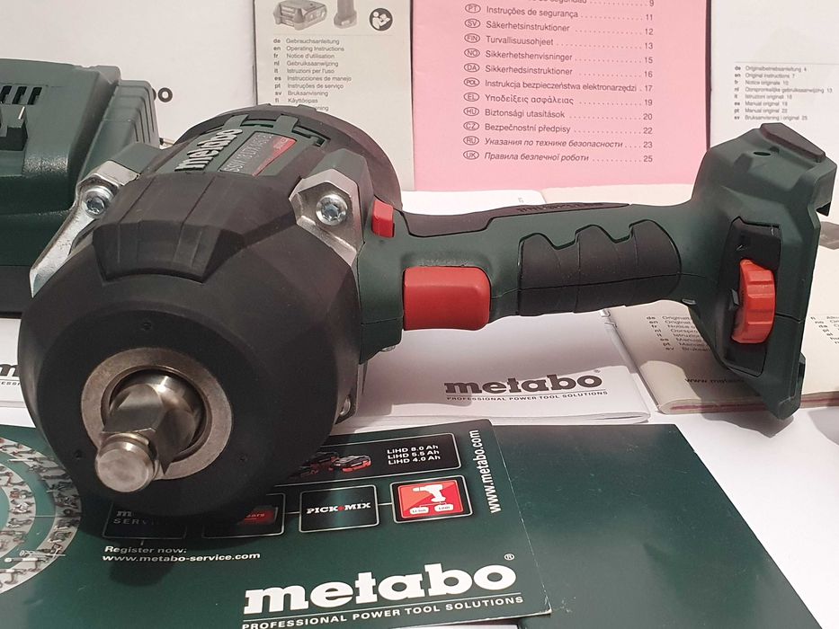 Komplet narzedzi METABO SSW 18 LTX 1450 BL bateria 18v 6,2ah ladowarka