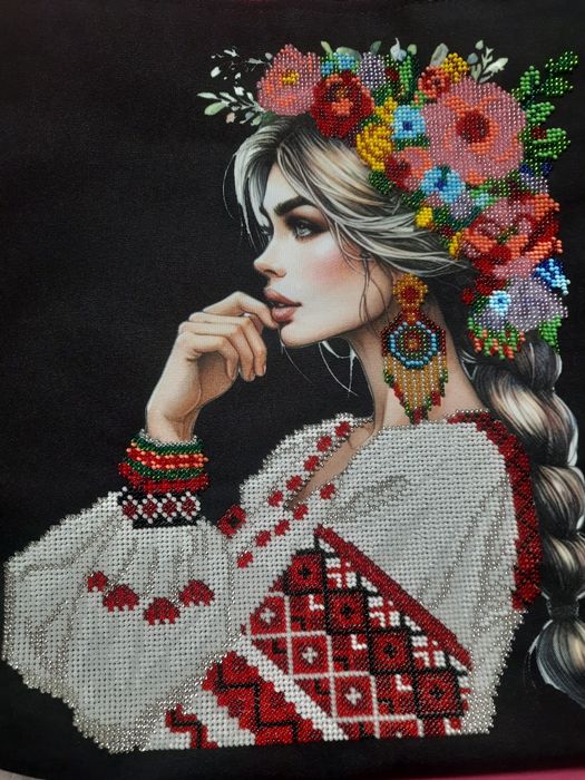 Шопер сумка вишита бісером
