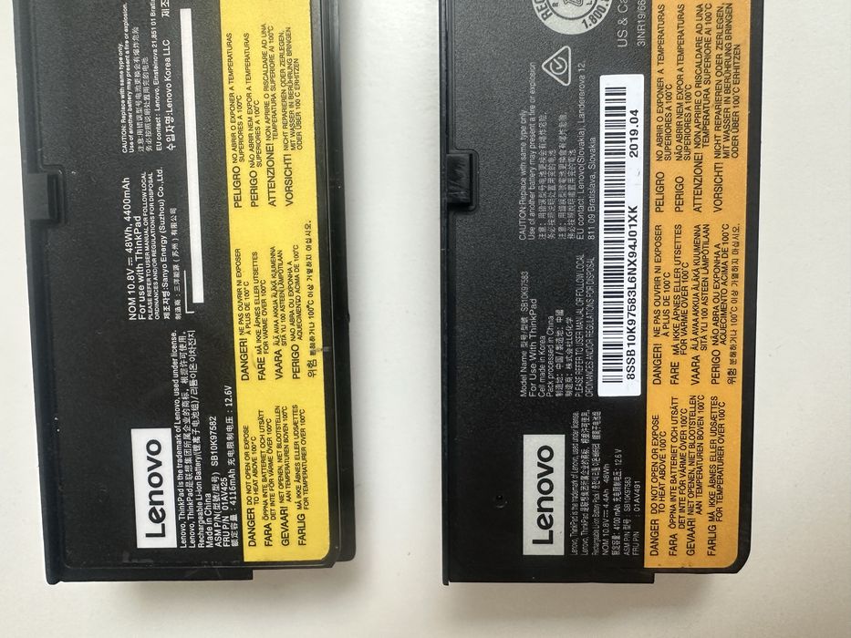 Оригінальна батарея для ноутбука Lenovo Thinkpad T470 T480 T570 P51S