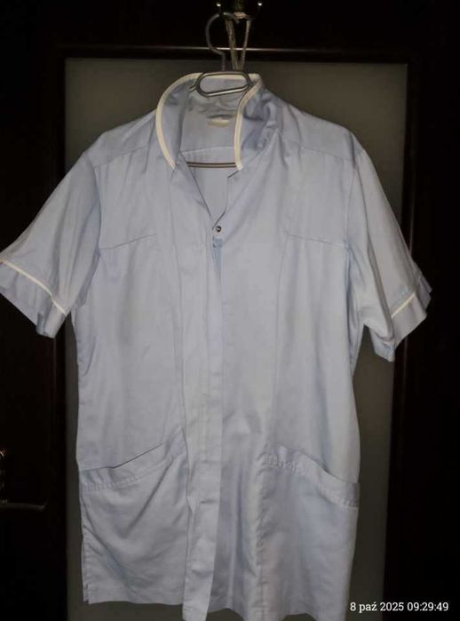 Fartuch damski 44r. błękitny