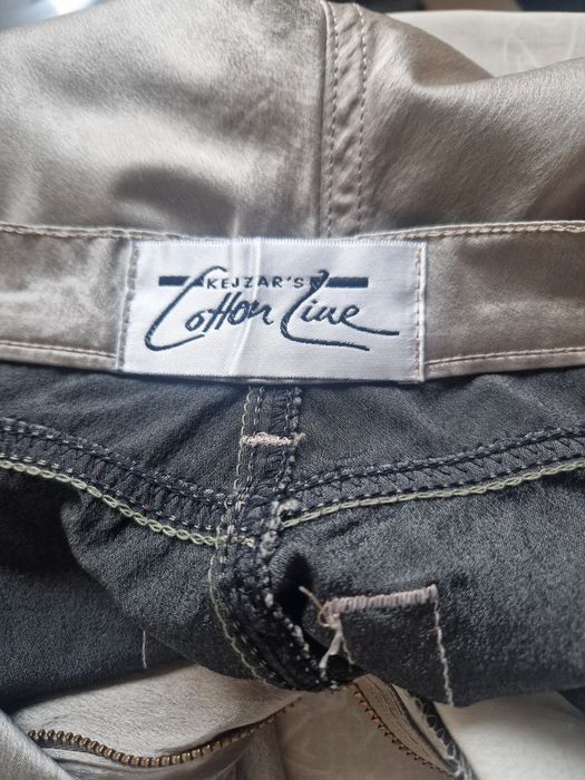 Spodnie atłasowe błyszczące