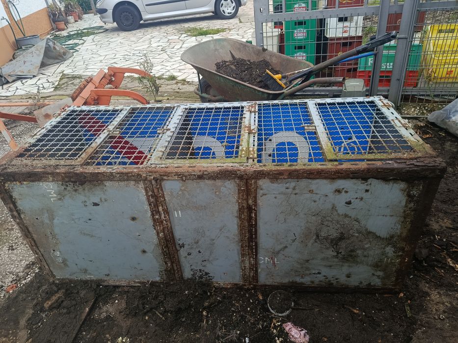 Gaiola transporte cães de caça – 4 compartimentos