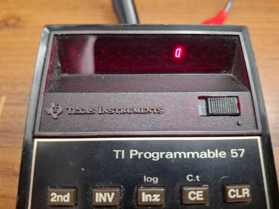 Zabytkowy kalkulator Texas Instruments Ti Programmable 57