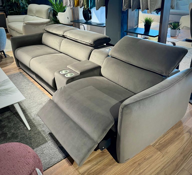 Sofa z funkcją spania i relax Natuzzi Editions - B995 Meraviglia