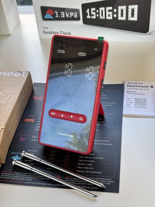 Термометр для гриля Meatmeet X Pro з Bluetooth/Wi-Fi