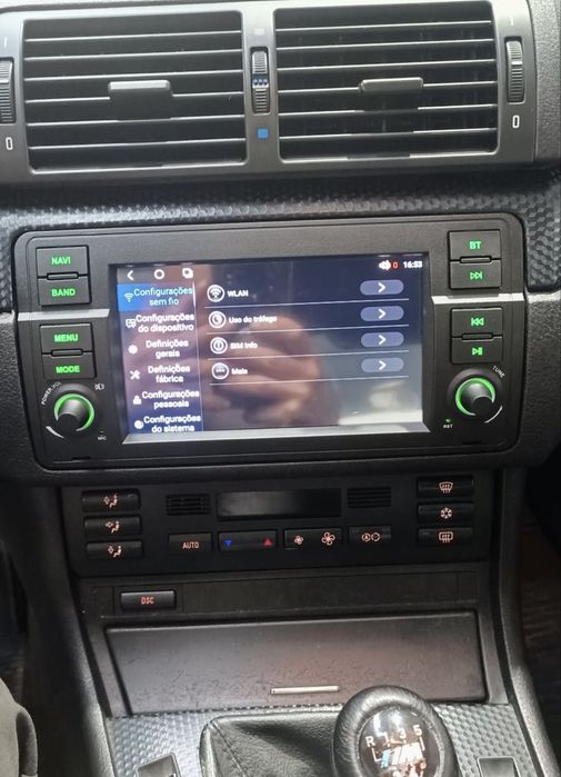 Moldura e46 radio 2din