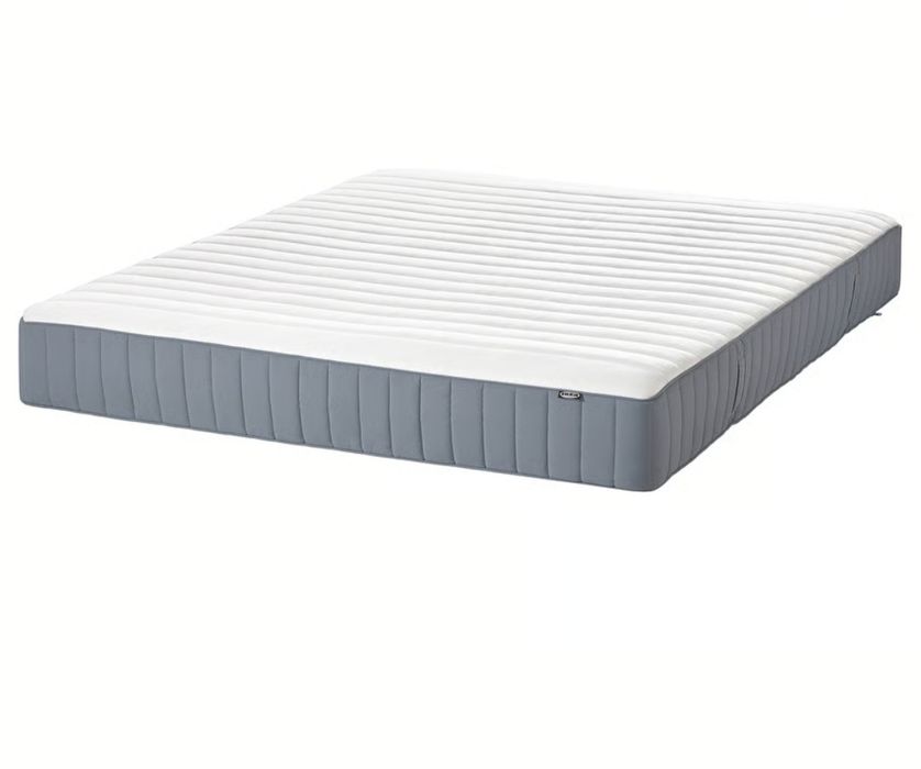 Nowe -40% Ceny łóżko kontynentalne LYNGÖR + materac VALEVAG Ikea spręż