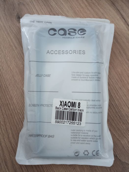 Etui plecki silikonowe Xiaomi 8 carbon