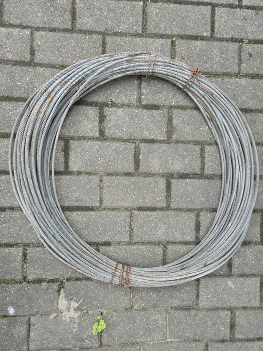 Lina stalowa ocynkowana FI-6 80m