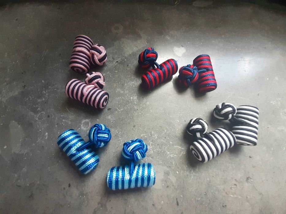 4 pares botões de punho, novos