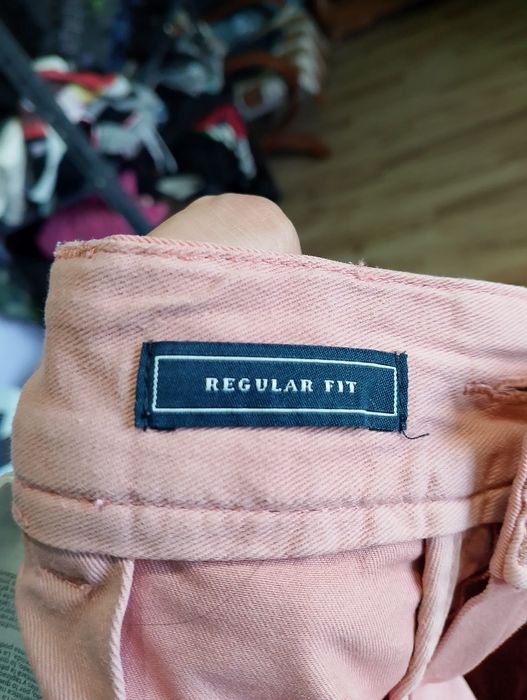 Różowe Męskie Spodenki Szorty Chino Barbour Utility Clothing