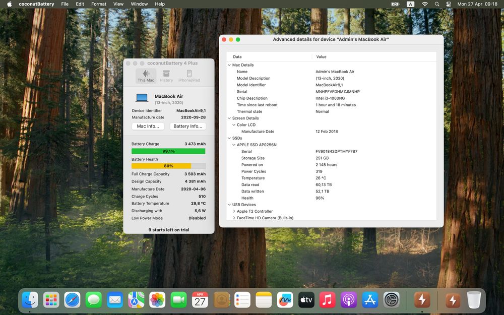 MacBook Air 2020 А2179 8/256 ГБ байпас bypass