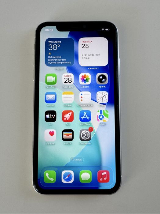 iPhone 11 64GB Biały | 1 właściciel | PL dystrybucja | Pudełko + 6 etui