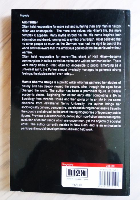 Adolf Hitler biography by Mamta Sharma Ghuge