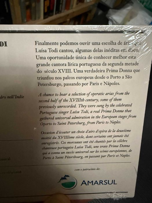 As Árias De Luísa Todi – Joana Seara, Músicos Do Tejo, Marco Magalhães