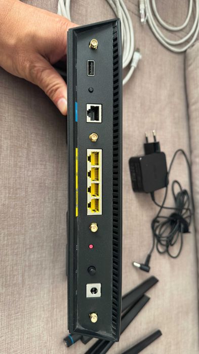 ASUS RT-AC87U AC2400 router Wi‑Fi 5, 4 anteny, Gigabit, komplet