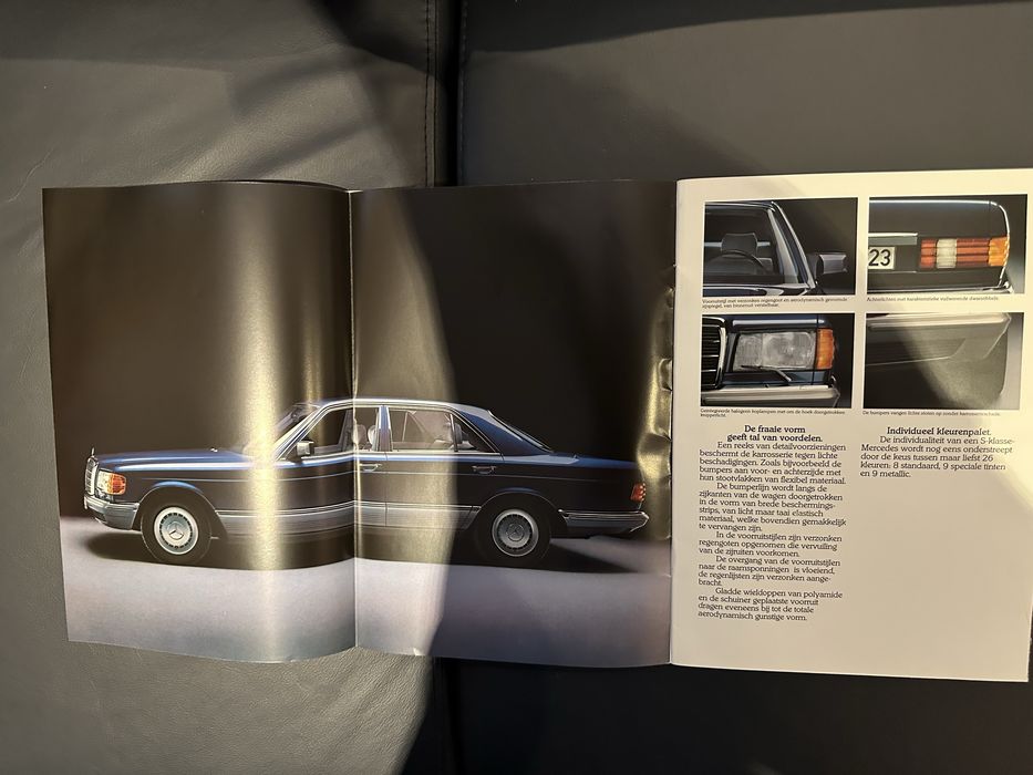 Brochuras originais Mercedes W126