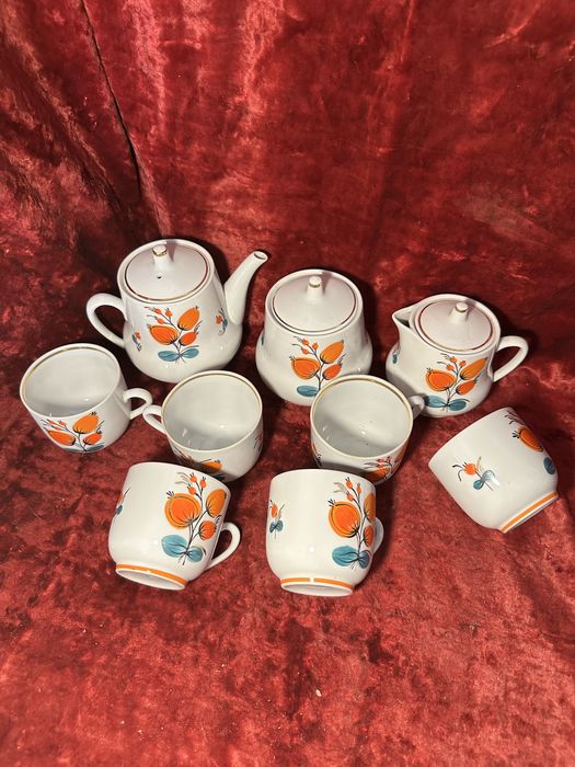 Сервіз чайний суми полонне дулево фарфор лфз довбиш чашки посуд ссср