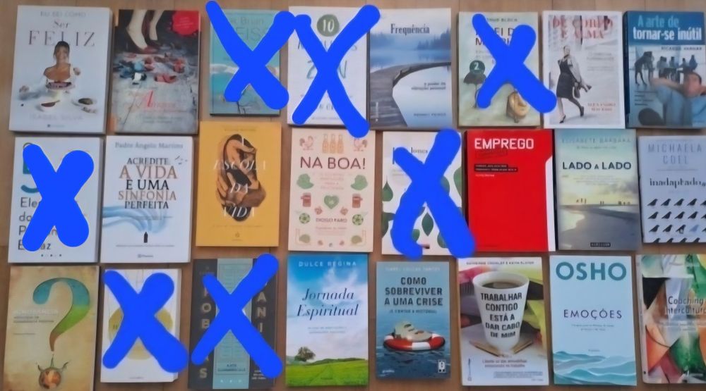 Livros como novos de auto-ajuda
