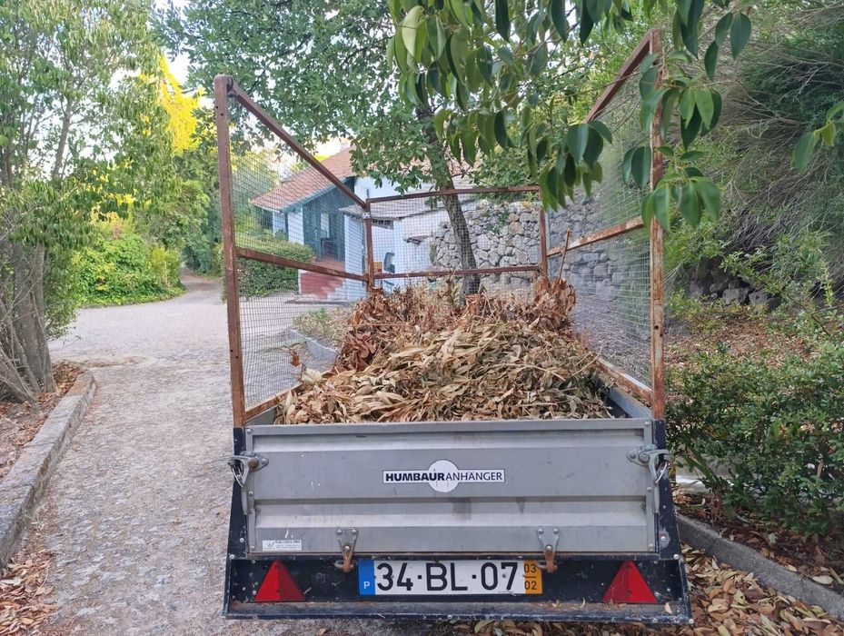 Reboque multiusos em bom estado.