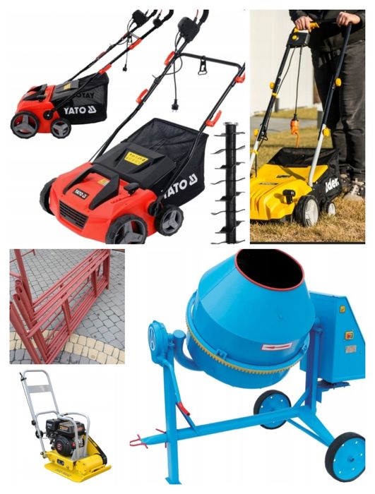 Młot, Aerator, Werykulator, Betoniarka, Glebogryzarka, Rozdrabniacz