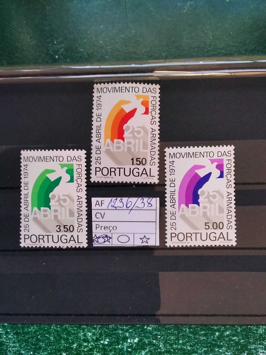 1974 Movimento Das Forças Armadas De 25 Abril MNH **