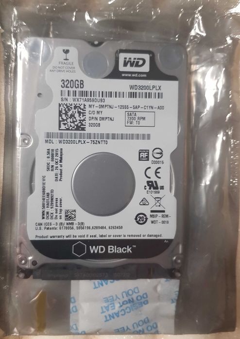 Disco rigido Western Digital WD3200PLX 320Gb (NOVO)