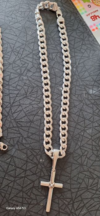 Srebny łańcuch łańcuszek