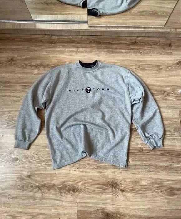 Bluza Nike Town Crewneck vintage basic oversize streetwear bootleg