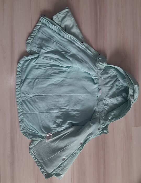 Cieplejsza kurtka przejściowa Błękitna Peppa r.116