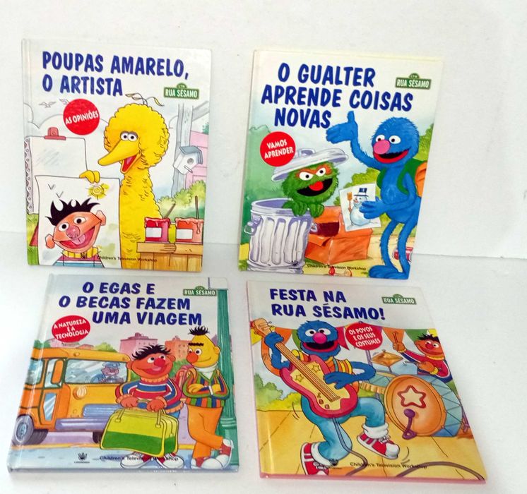 Livros da Coleção da Rua Sésamo (mais nas restantes fotos)