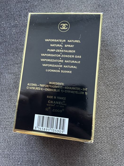 Perfum coco chanel czarne edp 100 ml