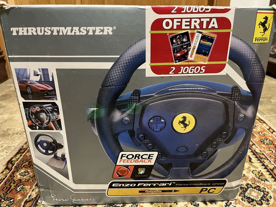 Volante logitech driving force pro + thrustmaster enzo ferrari FFB