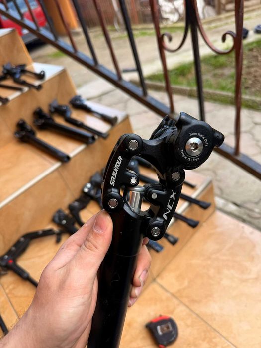 Підседіл, Дропер CUBE, SR Suntour NCX, KS, Підніжка, Амортизатор