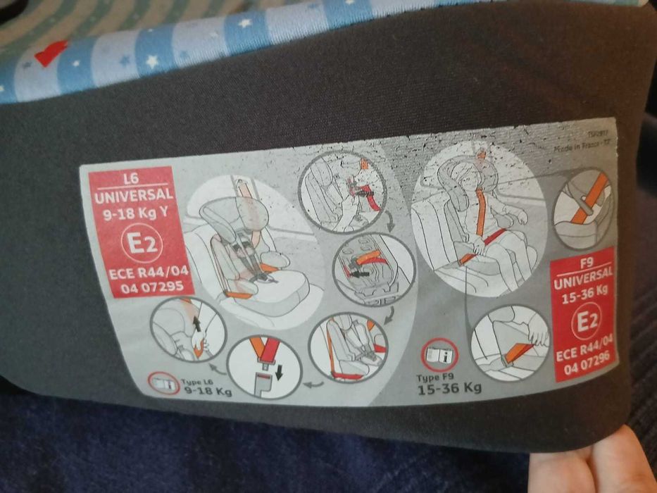 Cadeira Auto Zippy 9–18 kg / 15-36 kg