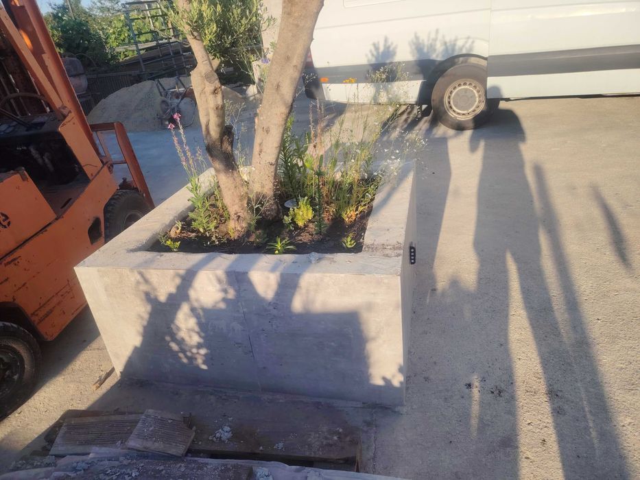 Vasos em betão 1.2 x 1. 2m