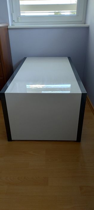 Ława biała na wysoki połysk