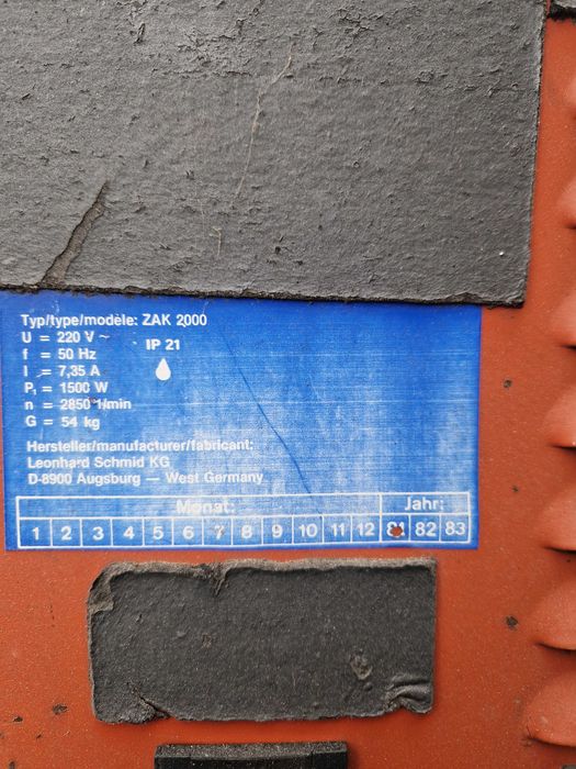 Rozdrabniacz do gałęzi Lescha ZAK 2000, 1500 wat 230 v
