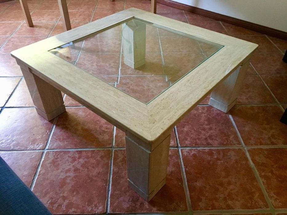 Mesa de mármore TRAVERTINO