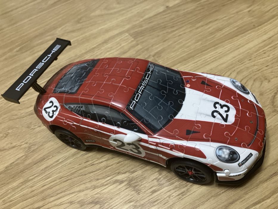 Puzzle 3d Porshe auto plastik klocki kolekcjonerskie