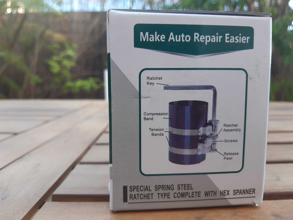 Dois Compressores de segmentos de piston