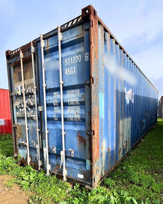 Contentor Marítimo 12 Metros Altura Extra (40 pés HC)