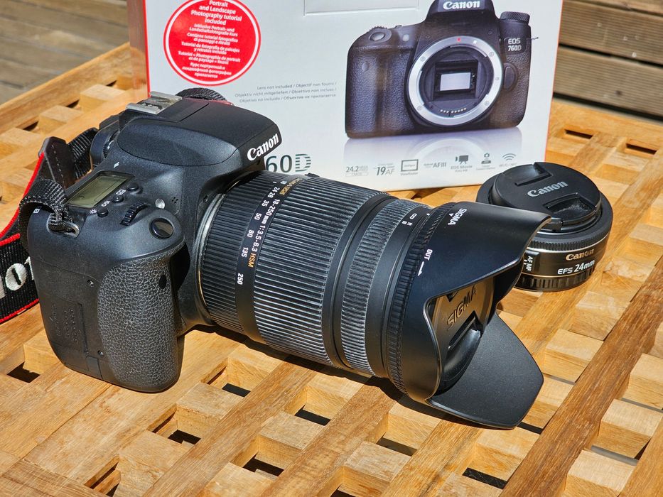 Canon eos 760D  +  sigma 18-250mm f3.5  +  canon 24mm f2.8