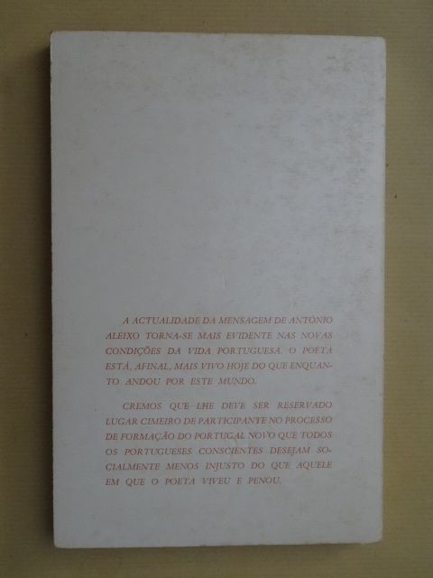 Este Livro que Vos Deixo de António Aleixo