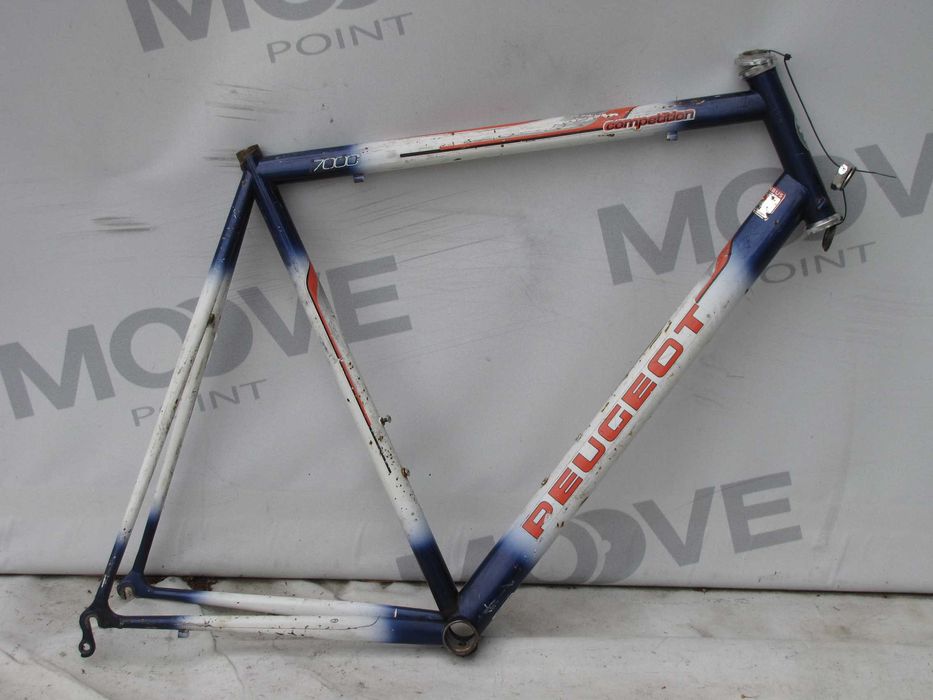 Stalowa rama szosowa PEUGEOT Competition! COLUMBUS ACCIO! Pęknięta!
