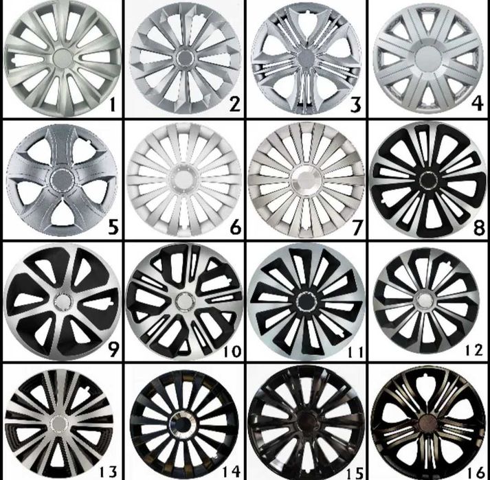 KOŁPAKI 14''15''16'' KOMPLET