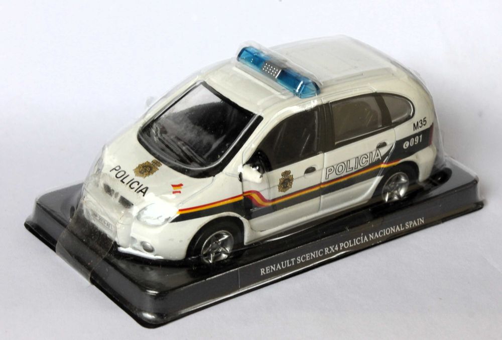 Renault Mégane Scénic RX4 Policia de Espanha 1/43 Cararama em Blister